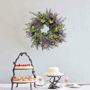 Purple Lilac Artificial Flower Easter Wreath Gisela Cottage Graham Country L2I1