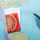 DIY Special Shaped Diamond Painting PU Leather Travel Passport Protective Cover