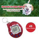 Electronic Pet Game Console Nostalgic Virtual E-pet Interactive Toys w/ Keych