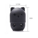 Silicone Beauty Sponge Storage Box Egg Stand Powder Puff Holder (Black) Newly