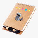 6pcs Animal Color Self-Adhesive DIY Diamond Stickers Painting Phone Decor Kit