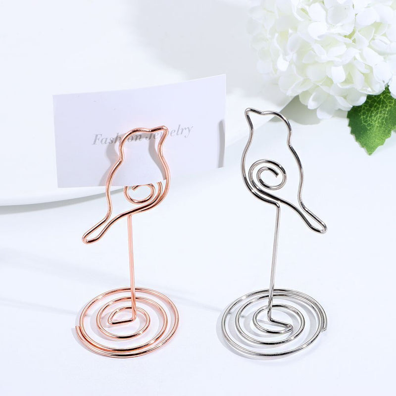 Decoration Paper Clamp Photo Clips Place Card Table Number Holder Clamps Stand