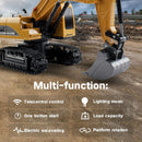 Engineering Crawler Vehicle 1/24 5CH Remote Control RC Excavator for Kids Adults