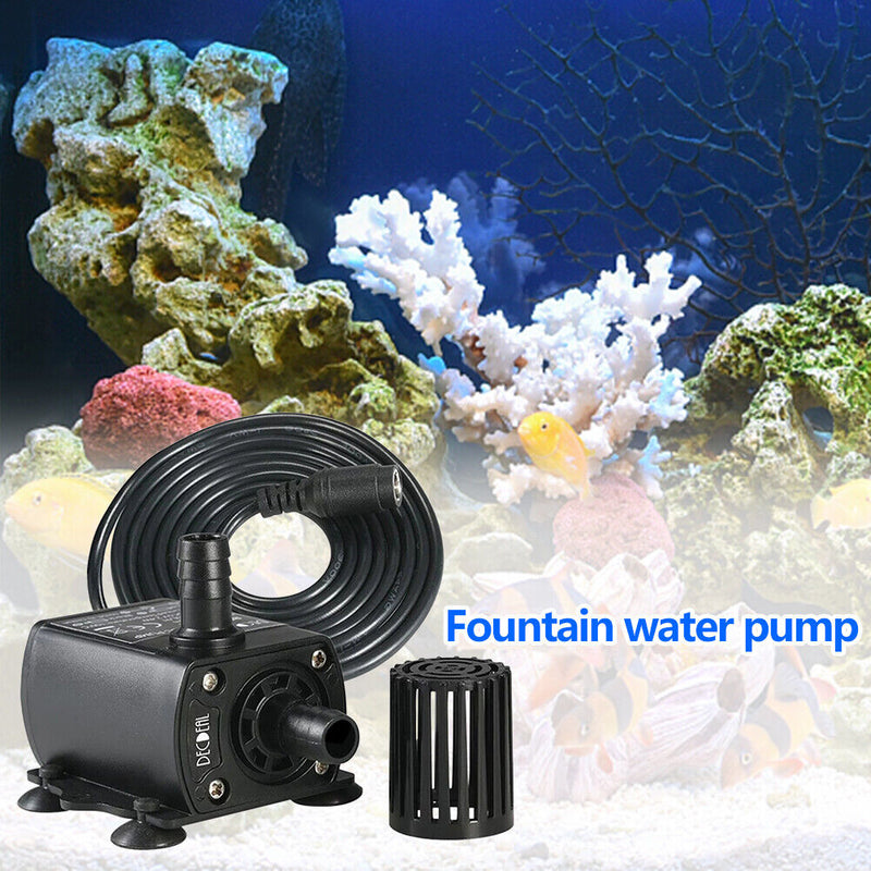 Fountain Aquarium Mini DC 12V Brushless Pump Pond Submersible Water Pump