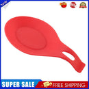 Silicone Spoon Pad Kitchen Utensils Spatula Heat Resistant Placemat (Red)
