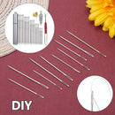 Stainless Steel Sew Pins Kit Mending Craft Hand Sewing Needle Large Eye Needles