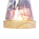 Table Crystal Rock Lamp with Aroma Therapy Rechargeable Air Diffuser (C) Newly