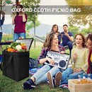Insulated Thermal Cooler Picnic Bag Outdoor Camping Folding Lunch Food Tote Bags