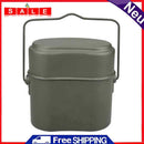 Camping Cookware Mess Kit - 3-Piece Aluminum Alloy Camping Pots and Pans Set