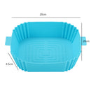 #A Silicone Air Fryers Oven Baking Tray Temperature Resistant for Home Kitchen