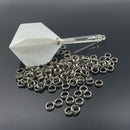 50X Shaft Spring Washers Split Rings Darts Rings Steel TI Accessorie Y8V9 E8X5