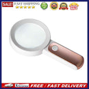 Handheld Optical Magnifying Glass Portable Glowing Magnifier Glasses for Reading
