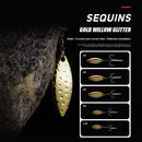 Back Thorn Jigging Bait Turn Ring Sequins Carbon Steel Fishing Hook with Sequin