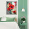 Diamond Painting 5D Full Square Drill Mosaic DIY Red Flower Kit for Bedroom