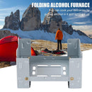 Outdoor Mini Folding Portable Oven Picnic Camping Solid Fuel Alcohol Stove Newly