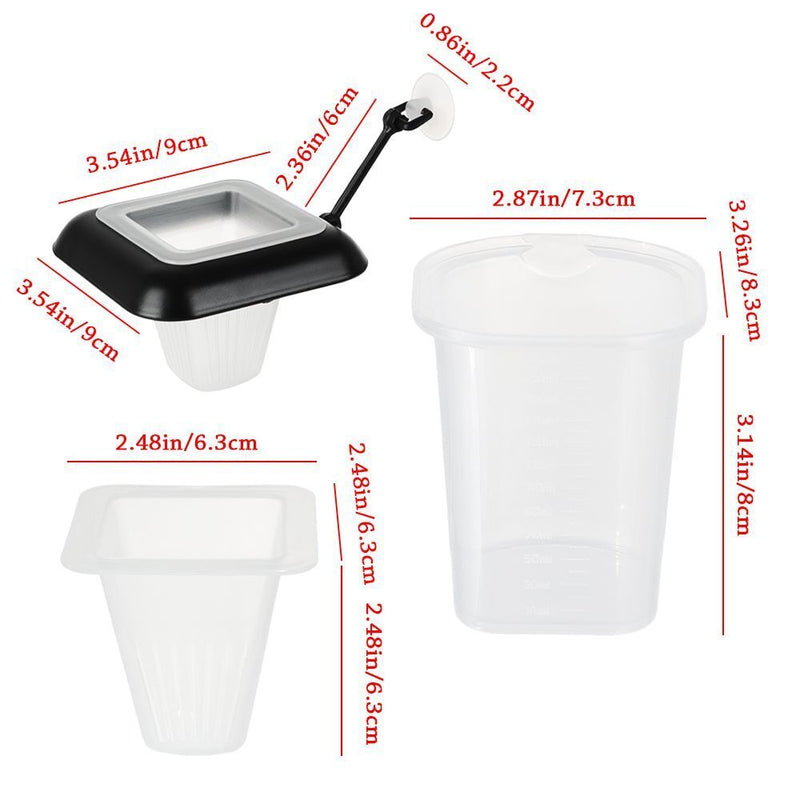 Durable Funnel Cup Red Worm Feeder Fish Tank Supplies Feeding Cup Fish Feeder