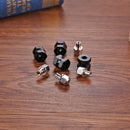 4pcs Alloy Wheel Hub Adapter Extension Combiner for RC Crawler (Black 12mm)