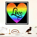 Seawang 5D DIY Full Drill Diamond Paintings Heart Cross Stitch Embroidery Mosaic Set L