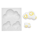 DIY Cloud Silicone Mold Clay Chocolate Candy Fondant Cake Bake Decor Mould Newly