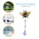 DIY 5D Mosaic  Jewelry Diamond Painting Window Wind Chime (Bee)