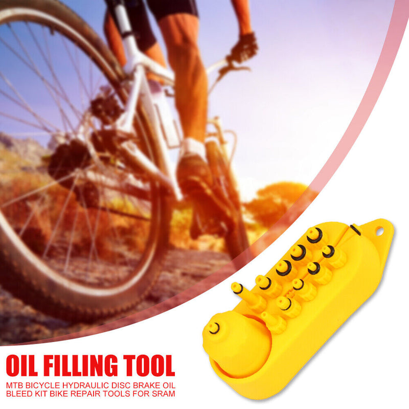 Mountain Bicycle Hydraulic Disc Brake Oil Bleed Kit Bike Repair Tools for SRAM