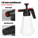 1.5L Handheld Car Wash Foam Sprayer with Atomizing Nozzle Manual Pressure