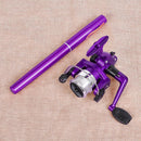 Telescopic Mini Pen Shaped Fishing Pole Rod with Reel Ice River Fishing Tackle