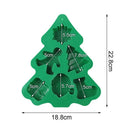 Santa Snowman Shape Mini Cakes Christmas Silicone Mold Christmas Baking Mold