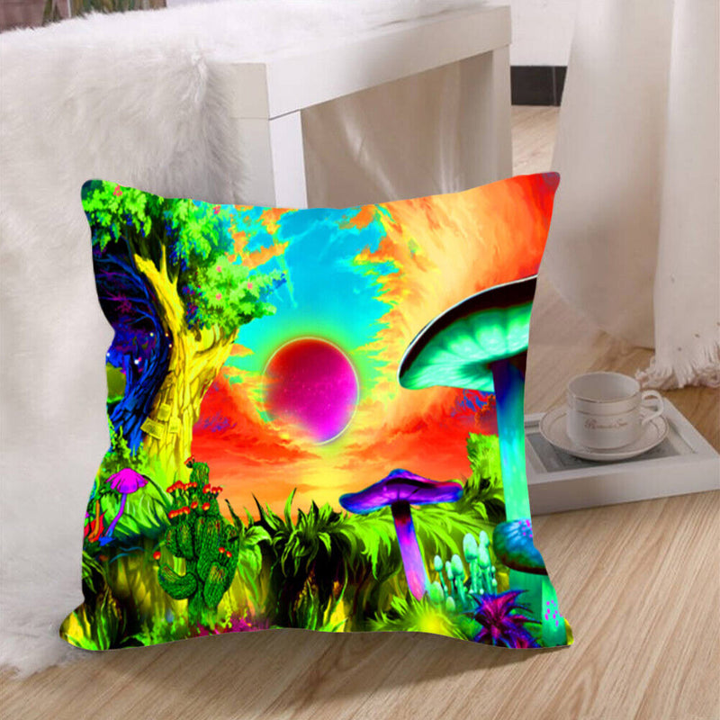 Fluorescent Pillowcase Quick-drying Bedroom Glowing Decorative Pillow Cover