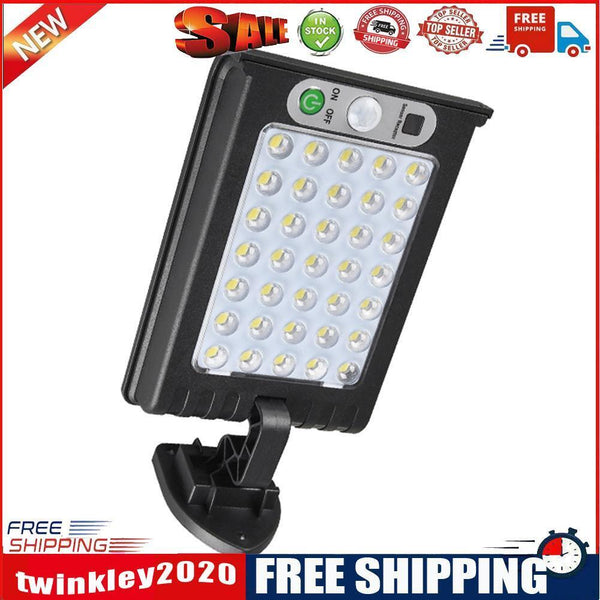 Outdoor Solar Wall Light Waterproof Motion Sensor COB Lamp Street Light (A)