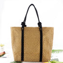 Large Capacity Women Handbag Summer Beach Bag Woven Handmade Straw Hollow Totes