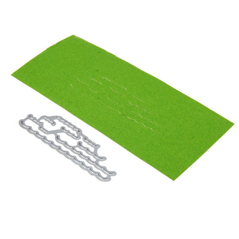 Wave Cutting Dies Stencils Scrapbook Embossing DIY Craft Album Paper Card