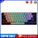 T60 62 Keys NKRO Wired Gaming Computer Mechanical Keyboard (Black Grey)