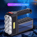 Strong Powerful Flashlight Searchlight 3 Mode LED Outdoor Hand Lamp (Solar)