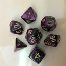 7cps 6 Set Multi Sided Digital Dices Colorful Acrylic Accessories for Board Game