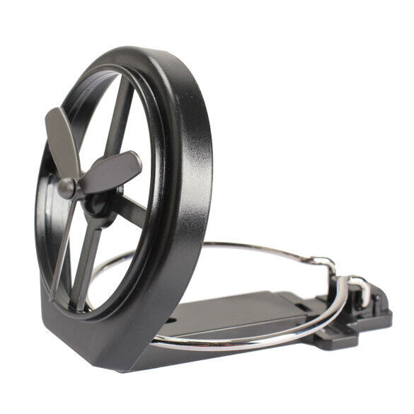Universal Car Air-Outlet Folding Cup Bottle Drink Holder with Fan Black  Newly