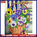 5D Diamond Painting DIY Flowers Full Round Drill Mosaic Rhinestone Art Crafts