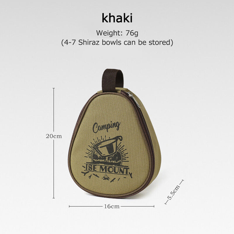 Outdoor Sierra Bowl Storage Bag Oxford Waterproof Tableware Cups Carrying C