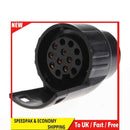 Converter 13 Pin Trailer Caravan Plug Adapter To 7 Pin Towbar Socket