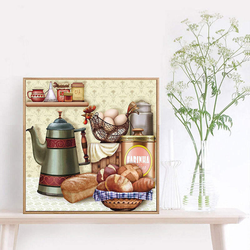 Kettle Mosaic Drill Point Diamond Painting Rhinestone Handicraft Bedroom Decor