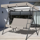 2pcs Patio Swing Seat Cover + Top Cover Waterproof Camp Hammock Chair Canopy Cover
