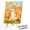 40x50cm Colorful DIY Paint By Number Kit Autumn Pumpkin Abstract Decoration Gift