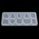 Molds Oval Heart Round Shape Jewelry Making Mould Earring Chams Necklace