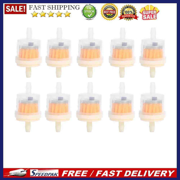 10pcs/lot Universal Car Oil Filter Petrol Gas Gasoline Liquid Fuel Filter