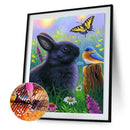 5D DIY Full Drill Diamond Painting Rabbit Cross Stitch Embroidery Mosaic