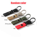 Outdoor Water Bottle Buckle Holder Clip Soft Carabiner Belt Webbing Hanger Hook