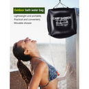 40l Bathing Bags Portable PVC Solar Shower Bag Hangable for Travel Hiking Picnic