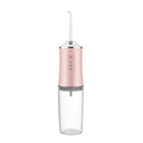 Oral Irrigator USB Rechargeable Water Flosser 300ML Teeth Cleaner (Pink) Newly