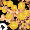 LED Solar String Light Outdoor Hanging Lantern Fairy Lamp Garden Decor (B) Newly