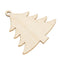 10pcs Wood Christmas Tree Hanging Pendant Xmas Party Ornament Decor (Tree)